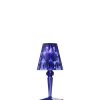 Battery Lamp Transparent / Blue Table